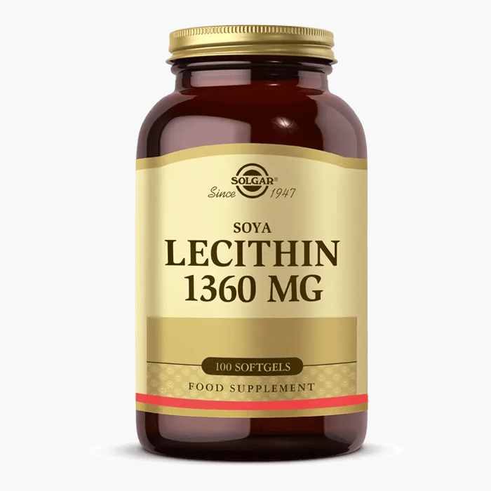 Solgar Lecithin 1360 mg 100 Yumuşak Jelatin Kapsül - Dermoderm