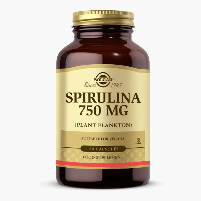 Solgar Spirulina 750 Mg 80 Kapsül - Dermoderm