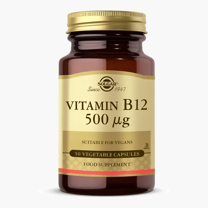 Solgar Vitamin B12 500 mcg 50 Kapsül - Dermoderm