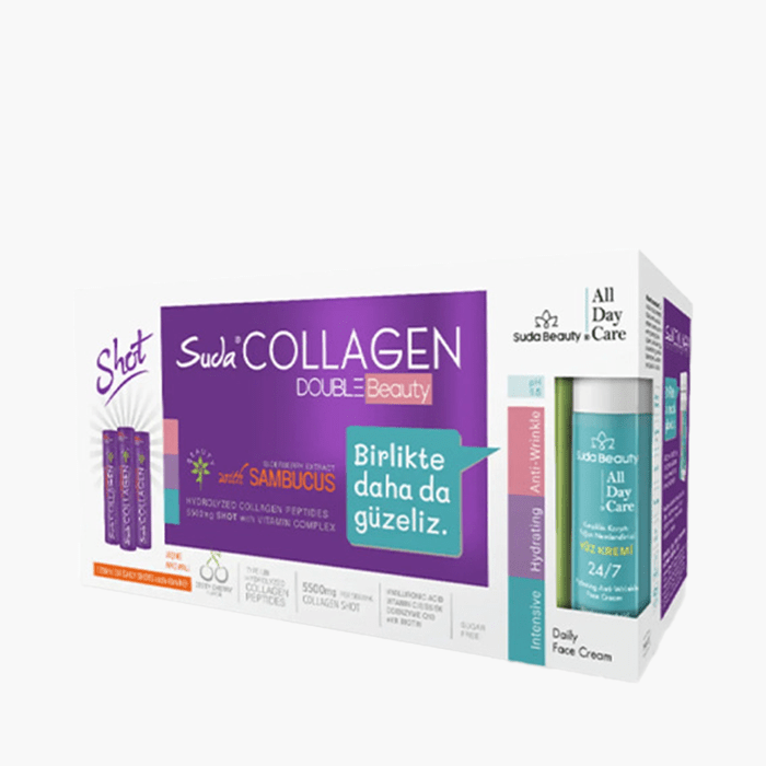 Suda Collagen Double Beauty Plum Vişne Aromalı 40 ml x 30 Adet - Dermoderm
