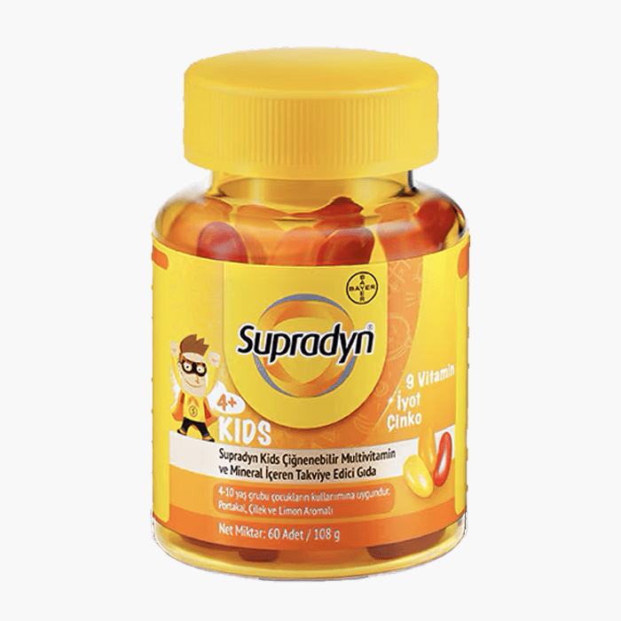Supradyn KIDS Magic Beans 60 Çiğneme Tableti - Dermoderm