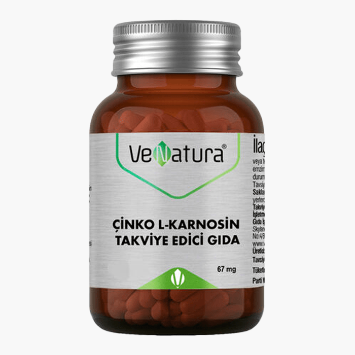 VeNatura Çinko L - Karnosin 30 Kapsül - Dermoderm