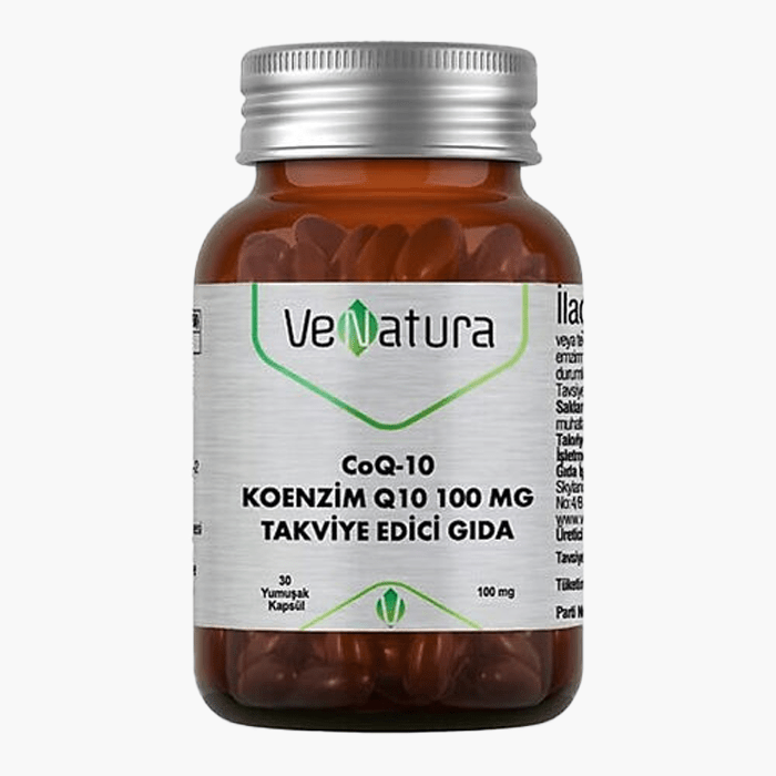 Venatura CoQ - 10 Koenzim Q10 100 mg Takviye Edici Gıda 30 Kapsül - Dermoderm