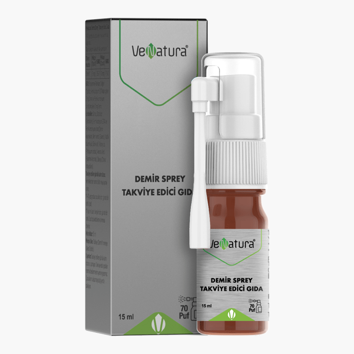 VeNatura Demir Sprey Takviye Edici Gıda 15 ml - Dermoderm