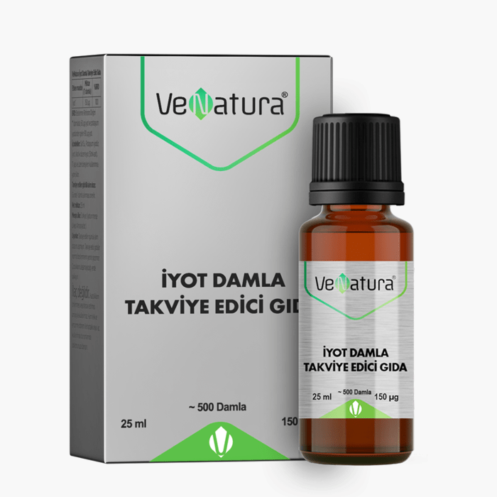 Venatura İyot Damla Takviye Edici Gıda 25 ml - Dermoderm
