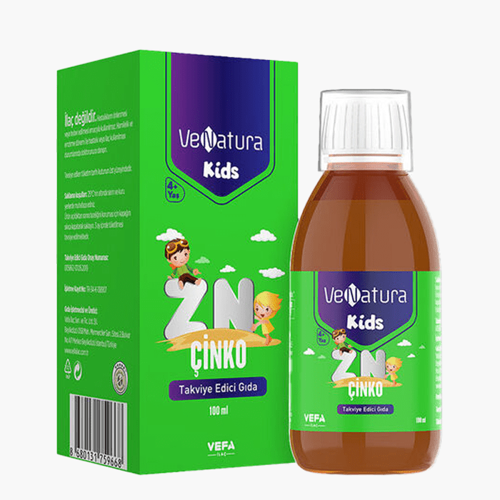 VeNatura Kids Çinko Takviye Edici Gıda 100 ml - Dermoderm