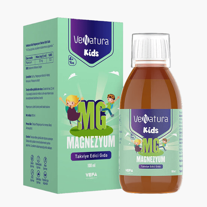 VeNatura Kids Magnezyum Takviye Edici Gıda 100 ml - Dermoderm