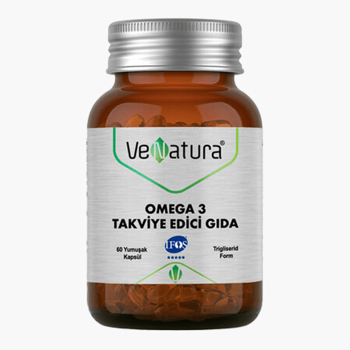 VeNatura Omega 3 Takviye Edici Gıda 60 Kapsül - Dermoderm