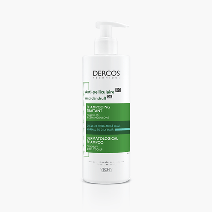 Vichy Dercos Anti Dandruff Kepek Karşıtı Şampuan 390 ml - Normal ve Yağlı Saçlar - Dermoderm